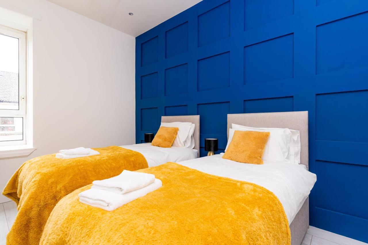 Cheerful 2 Bedroom Homely Apartment, Sleeps 6 Guest Comfy, 3X Double Bed, Parking, Free Wifi, Suitable For Business, Leisure Guest,Glasgow, Glasgow West End, Near City Centre Exterior foto